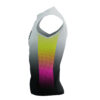 Meeste triatlonisärk Compressport Tri Postural Aero Tank - Safe Yellow/Neo Pink