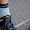 Jooksusokid Compressport V4.0 RUN High - Shell Blue/Purple