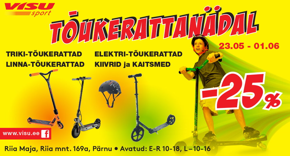 tõukerattad soodsad allahindlus