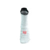 Jooksusokid Compressport V4.0 RUN High Ultralight White/Fluo Red/Black