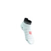 Jooksusokid Compressport V4.0 RUN Low Ultralight White/Fluo Red/Black