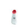 Jooksusokid Compressport V4.0 RUN Low Ultralight White/Fluo Red/Black