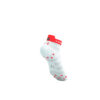 Jooksusokid Compressport V4.0 RUN Low Ultralight White/Fluo Red/Black