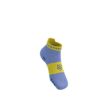 Jooksusokid Compressport V4.0 Run Low - Jacaranda/Maize