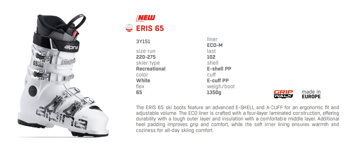Mäesuusasaapad Alpina ERIS 65
