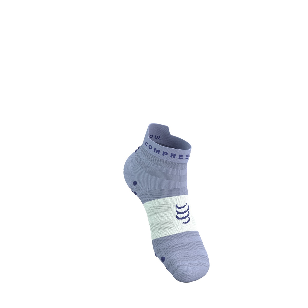 Jooksusokid Compressport V4.0 RUN Low Ultralight - Lavender/White