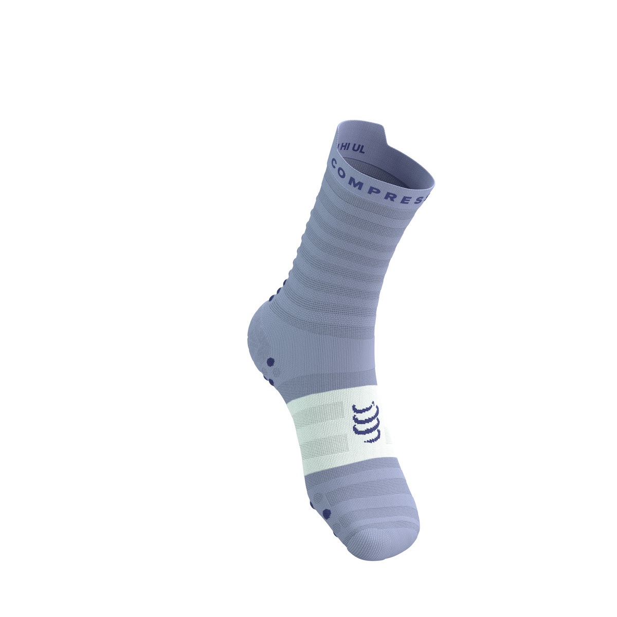 Jooksusokid Compressport V4.0 RUN HIGH Ultralight - Lavender/White