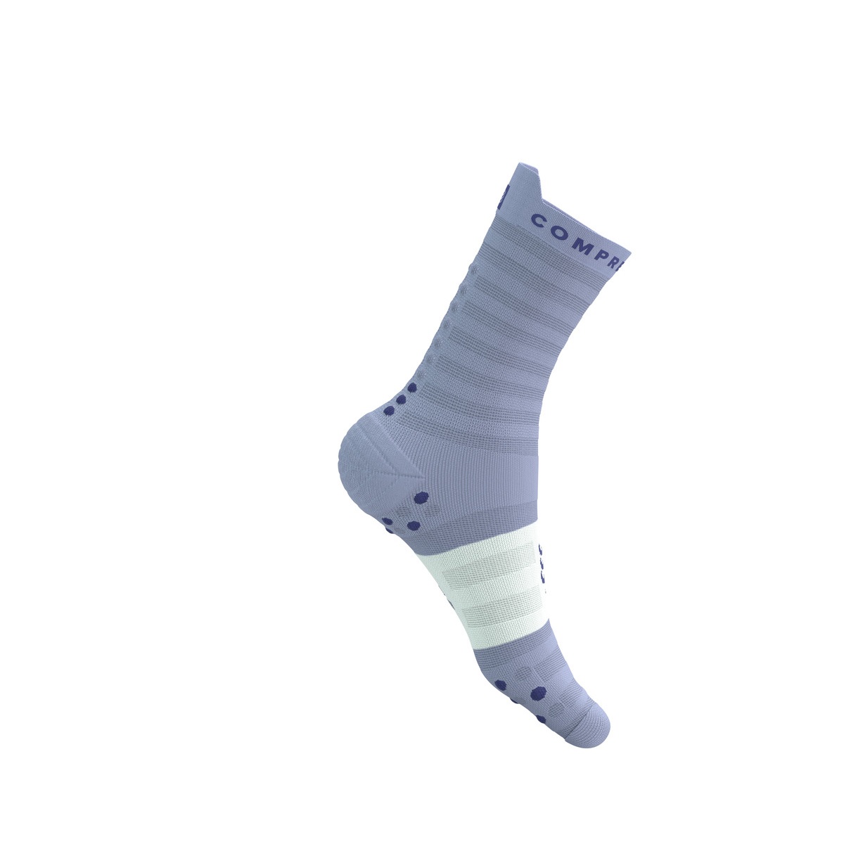 Jooksusokid Compressport V4.0 RUN HIGH Ultralight - Lavender/White