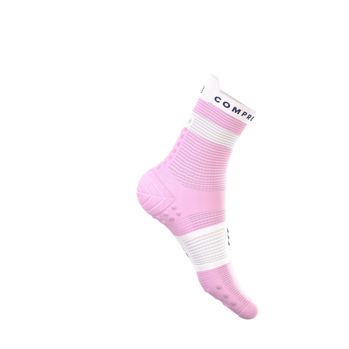 Jooksusokid Compressport V4.0 RUN High - Orchid/White
