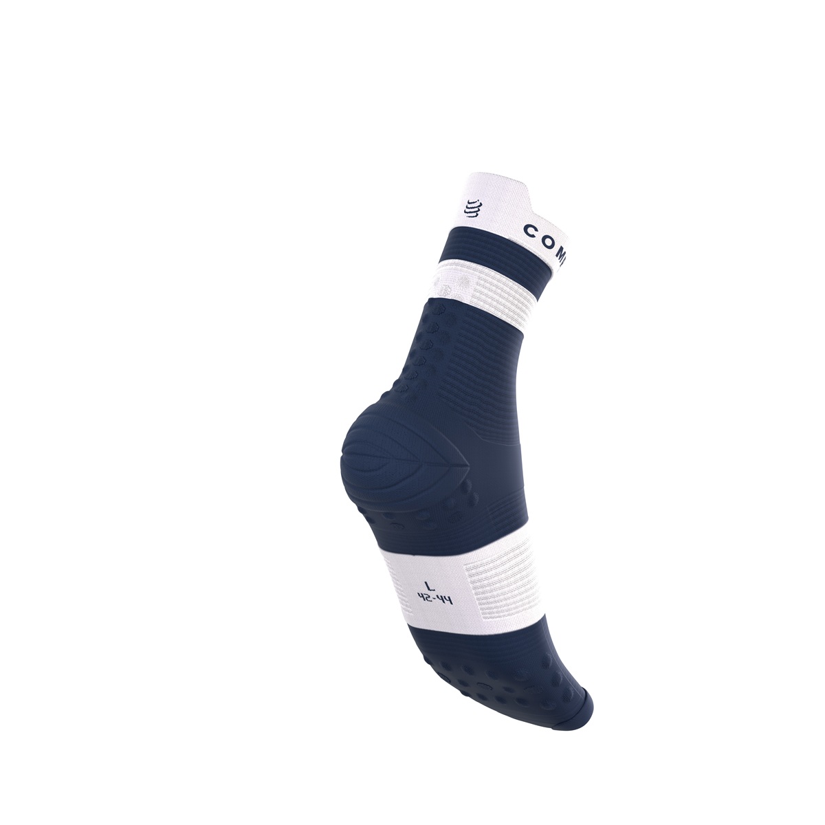 Jooksusokid Compressport V4.0 RUN High - Peacot/White