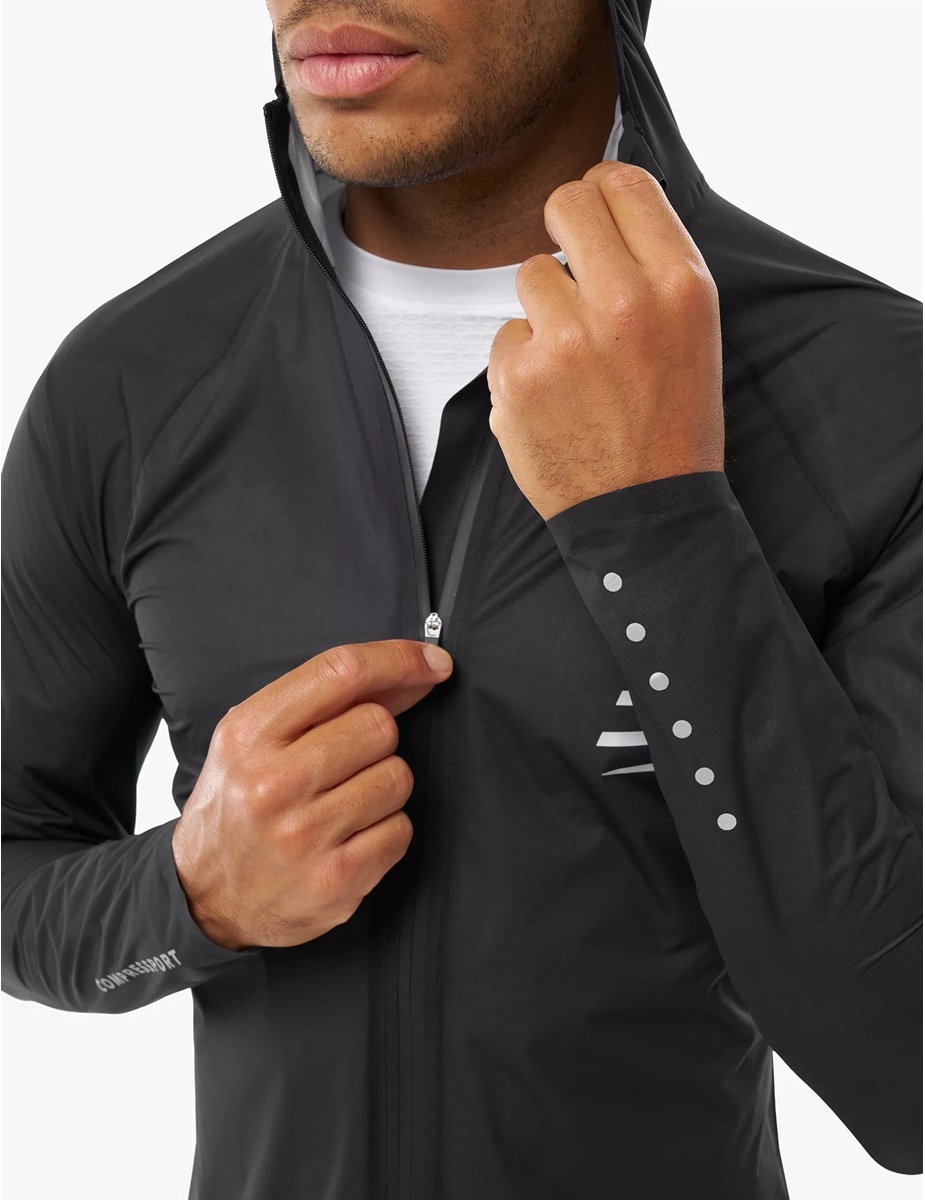 Meeste jooksujakk Compressport Hurricane Waterproof