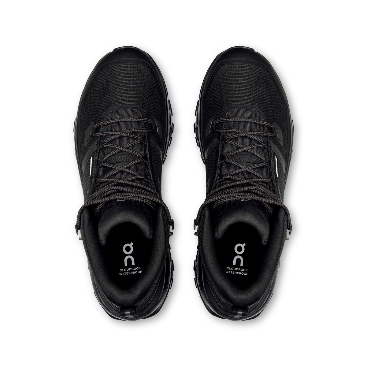 Meeste matkajalats On Cloudrock Mid Waterproof - Black/Black