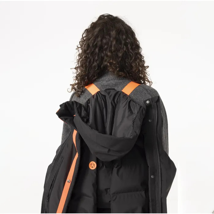 Talveparka AGU Winter Rain Puffer Long Jacket