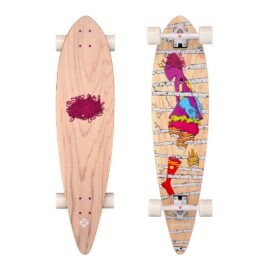 Longboard Street Surfing Pintail 40" Woods