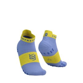 Jooksusokid Compressport V4.0 Run Low - Jacaranda/Maize