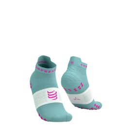 Jooksusokid Compressport V4.0 RUN Low - Ether/White/Neon Pink