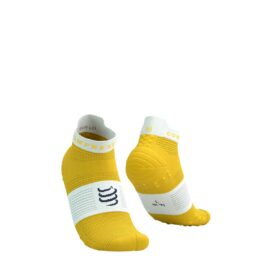 Jooksusokid Compressport V4.0 RUN Low - Lemon/White