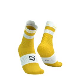 Jooksusokid Compressport V4.0 RUN High - Lemon/White