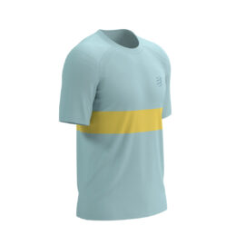 Meeste spordis&auml;rk Compressport Performance SS - Ether/Lemon