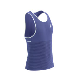 Meeste jooksus&auml;rk Compressport Pro Racing Singlet - Orient Blue