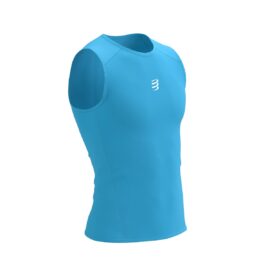 Meeste jooksus&auml;rk Compressport Trail Racing Tank - Norse Blue