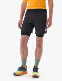 Meeste jooksupüksid Compressport TRAIL RACING 2-IN1 SHORT