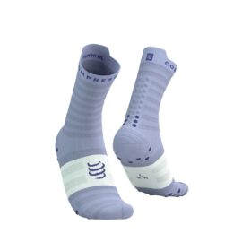 Jooksusokid Compressport V4.0 RUN HIGH Ultralight - Lavender/White