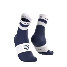 Jooksusokid Compressport V4.0 RUN High - Peacot/White