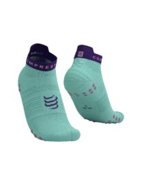 Jooksusokid Compressport V4.0 RUN Low - Shell Blue/Purple