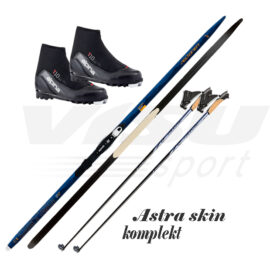 Suusakomplekt Peltonen Astra SKIN T10 suusasaabastega Astra suusakeppidega